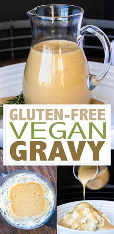 gluten - free vegan gravy is an easy and delicious side dish