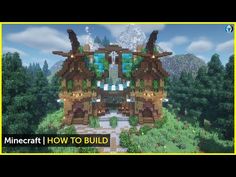 the minecraft how to build house is shown