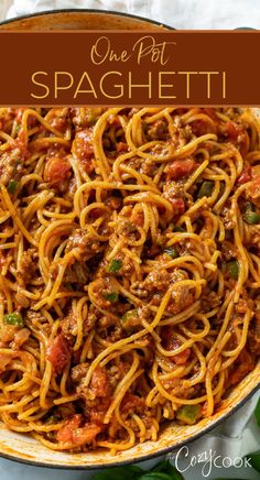 one pot spaghetti with meat sauce Spaghetti Like Recipes, New Spaghetti Ideas, Spaghetti Recipes Turkey Meat, Spaghetti Type Recipes, Easy Dinner Spaghetti, Health Spaghetti Recipes, Italian Spaghetti Recipes Italy, Italian Speggetti Sauce Recipe Meat, One Pot Spaghetti With Cream Cheese