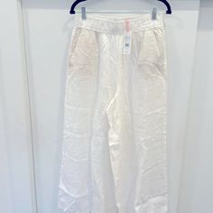 Nwt Wide Leg Elastic Waist White Linen Pant. Selling Matching Blazer As Well. White Linen Pant, Linen Pant, White Linen Pants, Wide Leg Linen Pants, Linen Pants, Vineyard Vines, White Linen, Pant Jumpsuit, Vines