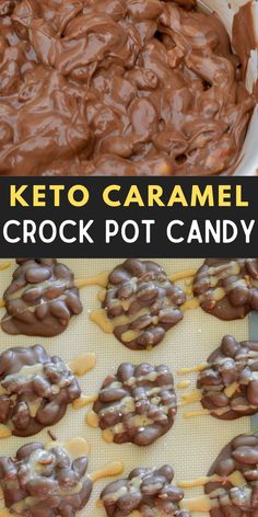 Make this delicious low-carb Salted Caramel Crock Pot Candy with only four ingredients! It’s the perfect keto-friendly and diabetic-friendly giftable dessert! Crock Pot Candy, Keto Caramel, Low Carb Candy, Crockpot Candy, Keto Christmas, Keto Candy, Baking Soda Beauty Uses, Candy Recipe, Keto Dessert Easy