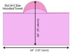 the size and width of a pink foam floor mat with measurements for each piece in it