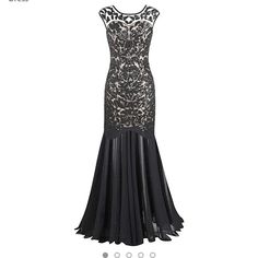 Formal Dress Black, Long Never Worn Formal Dress Black, Black Lace Trim Floor-length Evening Dress, Colorful Dresses Formal, Formal Dress, Dress Black, Colorful Dresses, Black Dress, Formal Dresses, Womens Dresses