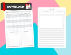 a printable planner with the text'freebied'on it next to a clipboard