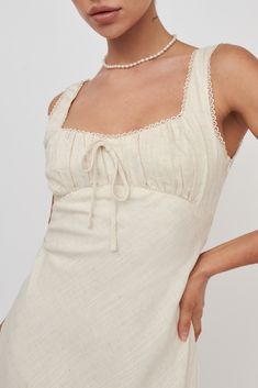 Shop the Carlee Gathered Bust Maxi Dress Oat | Selfie Leslie Lace Trim Maxi Dress For Brunch, Beige Lace Trim Midi Dress For Garden Party, Beige Midi Dress With Lace Trim For Garden Party, Fitted Lace Trim Dress For Picnic, Spring Midi Dress With Lace Trim And Square Neck, Spring Midi Dress With Square Neck And Lace Trim, Spring Square Neck Midi Dress With Lace Trim, Fitted Maxi Sundress With Lace Trim, Cream Midi Dress With Lace Trim For Summer