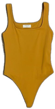 Fitted Bodysuit For Summer Workwear, Chic Yellow Fitted Bodysuit, Tank Bodysuit, Aritzia Babaton, Warm Yellow, Collage, Yellow, Pins, Gold