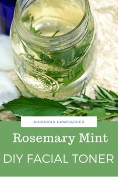 Skin Care Routine Homemade, Rosemary Diy, Facial Toner Recipe, Toner Recipes, Summer Skin Care Routine, Summer Acne, Summer Skin Care Tips