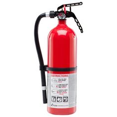 a red fire extinguisher on a white background