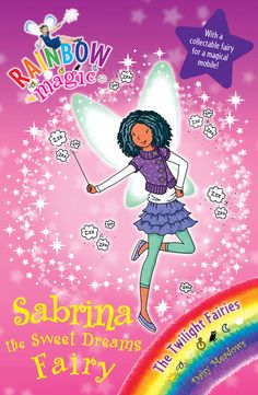 the rainbow magic book cover shows a fairy holding a wand