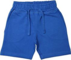 Playful Blue Shorts With Elastic Waistband, Playful Blue Cotton Shorts, Blue Short-length Bottoms For Playtime, Blue Bottoms With Pockets For Playtime, Blue Playtime Bottoms Shorts, Blue Shorts For Playtime, Casual Blue Shorts For Playtime, Playful Blue Bottoms For Playwear, Blue Playtime Shorts