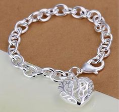 Luxury 925 sterling silver chunky laser cut heart bracelet with jewelry box. Gift ideas for her. Bridesmaids gift ideas. Christmas gift. Bridesmaids Gift Ideas, Box Gift Ideas, Church Lady Hats, Jewelry Box Gift, Gift Ideas Christmas, Turquoise Jewelry Native American, Gift Ideas For Her, Box Gift, Ideas Christmas