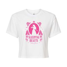 Disney Princess - Sleeping Beauty Aurora Silhouette - Junior's Cropped T-Shirt - Celebrate the essence of Disney's Disney Princess with officially licensed apparel featuring unique designs crafted exclusively by Hybrid Apparel. Each piece brings beloved characters, iconic imagery, and memorable moments to life, offering Disney Princess fans a one-of-a-kind way to showcase their passion. Aurora Silhouette, Cinderella Silhouette, Disney Princess Sleeping Beauty, Princess Sleeping Beauty, Sleeping Beauty Aurora, Disney Princess Snow White, All Disney Princesses, Disney Princess Cinderella, Kids Pattern