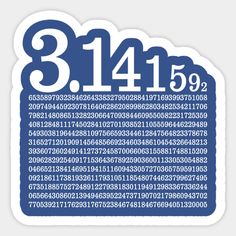 the numbers sticker is shown in blue and white, with three different digits on it