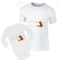 A personal favourite from my Etsy shop https://www.etsy.com/uk/listing/295324307/father-baby-gift-matching-t-shirts-fox Dad And Baby Shirts, Painted Fox, Son Clothes, Rain Design, Dad And Baby, Father Presents, Matching T Shirts, Father And Baby