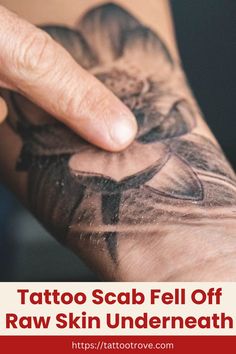 tattoo scab fell off raw skin underneath Tattoo Care Tips, Tattoo S