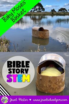 Bible Stories STEM Challenge or Activities (Baby Moses Activities) | Have you ever wondered if STEM and Bible stories can be combined? Well, the answer is YES. Try my Baby Moses' Basket STEM Challenge and see how fun and engaging the study of Bible stories can be ! CLICK NOW TO SEE ON TPT! Religious Education Engineering Design Process, Bible College, Stem Challenge, Bible Stories For Kids, Homeschool Inspiration, Bible Story