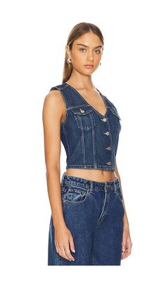 Denim Corset Top, Denim Corset, Levi Strauss & Co, Blue Jean, Levi Strauss, Corset Top, Dark Side, Jean Jacket, Vest Jacket