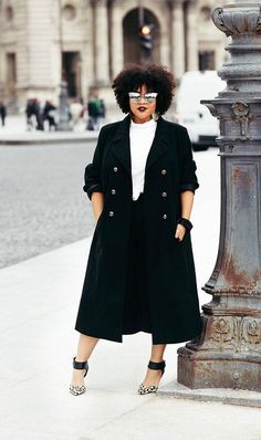 Plus Size Street Style, Plus Size Tips, Giovanna Battaglia, Anna Dello Russo, Plus Size Coats, Chill Outfits, Moda Plus