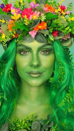 Te Fiti Cosplay, Te Fiti Makeup, Moana Mother Nature, Trunk Or Treat Moana, Te Fiti Costume Diy, Gaia Costume, Mother Nature Costume Makeup, Te Fiti Costume