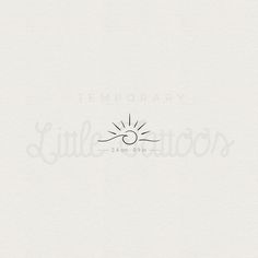 a white background with the words,'little stationery'and an image of a sun