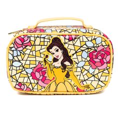 Elevate your beauty routine with our enchanting Disney Vegan Leather Travel Cosmetic Bag, featuring the iconic Beauty and the Beast Belle Rose Pose Applique Stained Glass Print. Crafted with meticulous attention to detail, this makeup bag seamlessly combines style and functionality to meet the needs of every modern princess. Made from high-quality vegan leather, this travel cosmetic bag offers durability and eco-conscious luxury. The exquisite Belle Rose Pose Applique Stained Glass Print adds a touch of Disney magic, making it a must-have accessory for Disney enthusiasts and fashion-forward individuals alike. Timeless Design: Featuring the iconic Beauty and the Beast Belle Rose Pose Applique Stained Glass Print for a touch of Disney elegance. Premium Vegan Leather: Crafted from high-qualit Beauty And The Beast Patches, Dresser From Beauty And The Beast, Incredibles Costume, Plus Size Disney, Romantic Dance, Beauty And The Beast Belle, Iconic Beauty, Family Vacay, Modern Princess