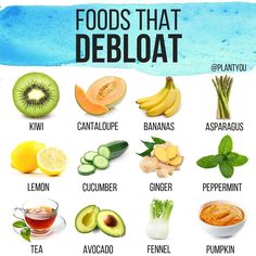 Foods That Debloat, Healing Food, Idee Pasto Sano, Food Facts, Health Diet, Healthy Tips, Health And Nutrition