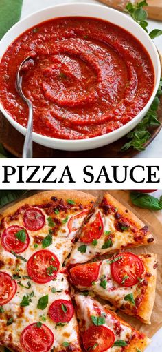 pizza sauce is the best way to use up those leftover pizzas and it's so delicious