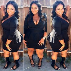 Afro Barbie, Plus Size Chic, Curvy Fashionista, Cardio Workouts, Fashion Petite, Plus Size Models, Mom Outfits