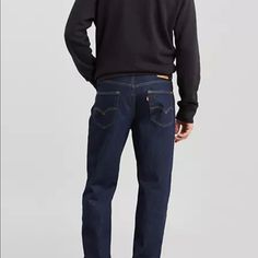 Levis 550 Relaxed Fit Sits At Waist Tapered Leg Big And Tall Men’s Jeans Color Indigo Levi's Casual Denim Blue Jeans, Gold Jeans, Tan Jeans, Usa Jeans, Levis 550 Jeans, Tall Men, Levis 550, Levi’s Jeans, Relaxed Jeans