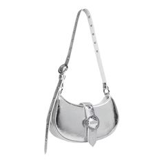 PRICES MAY VARY. Size: the size for this silver Crossbody Bags is 9.45" x 5.9" x 2.75", this saddle purse can be used as cross body bags and shoulder bag as well, is perfect carry-all for every day Style: Silver y2k Purse embrace the retro Y2k aesthetic to this hobo crossbody bag design, highlight fashion trends and personal charm Material: Sparkly Metallic Clutch with soft PU leather, smooth lining and fine workmanship, both functional and stylish, adds a retro chic style, leads the fashion tre Purses Black, Y2k Purse, Metallic Clutch, Hobo Crossbody Bag, Silver Bags, Shoulder Bags For Women, Bag Trends, Women Leather, Retro Chic