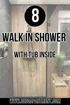 "🚿✨ Dreaming of a luxurious bathroom? Explore 8+ genius walk-in shower with tub ideas that combine style and functionality! Perfect for small spaces or adding a touch of elegance, these designs will elevate your bathroom. Tap now for inspiration and make your dream bath a reality! 🛁💡"