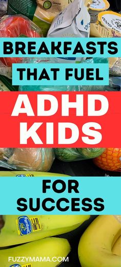 The Best Breakfasts for ADHD gives you our top three high-protein, whole food recipes that you can alter to make them perfect for your ADHD kid. We all know that making a high protein breakfast part of an ADHD diet is a great natural remedy. Fuel your ADHD kid for school success with these make ahead breakfast ideas. Inattentive Add, Safe Meals, Natural Breakfast, Cooking Breakfast, Type Treatments, Eat Better