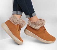 Skechers Women Ankle Boots, Snicker Bootsa For Women Shop, Skechers Snow Boots, Sketchers Shoes Boots, Skechers Boots Woman Winter Discontinued, Skechers Shoes Women Slip On, Skechers Women Boots, Preppy Winter Shoes, Winter Boots Women Fashion