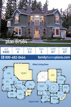 the floor plan for this luxury home