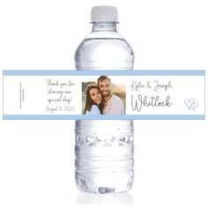 WB15 - Wedding Photo Water Bottle Labels Wedding Photo Water Bottle Labels wa401 Wedding Water Bottle Labels, Water Bottle Labels Birthday, Wedding Bottle Labels, Personalized Candy Bars, Photo Water, Water Bottle Labels Wedding, Wedding Water Bottles, Wedding Champagne Glasses, Wedding Stickers Labels