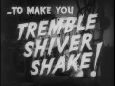 a sign that says to make you tremble silver shake