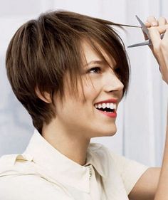 Super Short Pixie Hairstyle Short Hairstyles 2015, Trendy We Fryzurach, Cute Short Haircuts, Short Brown Hair, Hair Styles 2014, Latest Short Hairstyles, Short Haircut