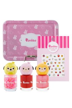 Unleash your child's creativity with the Puttisu 3-Color Nail Art Kit! This delightful set includes three vibrant shades of nail polish, perfect for mixing and matching. Packaged in a charming keepsake tin case, this kit also comes with a petit nail art sticker set, allowing kids to decorate their nails with fun and colorful designs. Safe and non-toxic, our nail polish is designed especially for children's delicate nails, ensuring a fun and worry-free nail art experience. Ideal for playdates, pa Delicate Nails, Tin Case, Nail Art Sticker, Nail Art Kit, Art Experience, Us Nails, Art Kit, Nail Art Stickers, Intense Colors