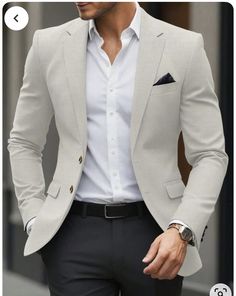 Men Blazers Outfit, Suite Outfit For Men, Business Men Outfits Suits, Casual Blazer Outfits Men Fashion Ideas, Blezars For Men Casual, Men’s Outfits With Blazers, Courthouse Wedding Outfit Men, Blazer Ideas For Men, Men’s Blazer Outfits