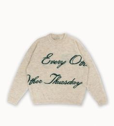 Every Other Thursday, Mood Bored, Cold Fashion, Logo Knit, Moda Chic, Men's Tops, Cozy Vibes, Mode Vintage