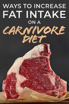 Our article helps explain the importance of fats when it comes to a healthy diet and ways in which you can increase them should you choose to while on an all meat diet. Some people feel better with more fat and others not so much but what we hope is that this article can help you out either way! #carnivorediet #diet #allmeat #keto #ketosis #fat #highfat #dietplan #plan Carnivores Diet, Caveman Diet Food List, Carnivore Lifestyle, Healthy Fats List, Fasting Lifestyle, Carnivore Meals, Keto Carnivore