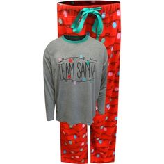 As part of our holiday family sleepwear collection, these pajamas for men are perfect for Christmas morning or that family holiday card picture! This pajama for guys put him as part of Team Santa. With a festive Christmas lights pattern and holiday colors, these will surely be a crowd pleaser! Size: XL.  Color: Red.  Gender: male.  Age Group: adult. Christmas Sleepwear For Pajama Party With Relaxed Fit, Casual Cotton Holiday Sleepwear, Relaxed Fit Christmas Sleepwear, Christmas Sleepwear Relaxed Fit, Christmas Sleepwear In Relaxed Fit, Holiday Cotton Sleepwear For Loungewear, Holiday Cotton Loungewear Sleepwear, Casual Christmas Sleepwear Relaxed Fit, Casual Red Christmas Sleepwear