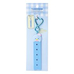 a blue strap with a cartoon character on it