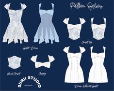 the paper doll is showing how to make it's own dress and headpiece