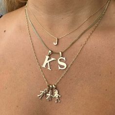 This 14K Gold Block Initial Letter Necklace Charm is perfect for adding a personal touch to any outfit. With a 14mm letter height, it is both eye-catching and delicate. Choose a chain to complement the charm and make it a unique and meaningful piece of jewelry. Chain sold separately. Item Information Metal: 14k Gold Approx. Weight: 0.8-1.3g Letter Height: 14mm Silver 14k Gold Initial Necklace With Charms, 14k Gold Name Necklace With Initial Pendant, Initial Pendant Necklace With Curb Chain, 14k Yellow Gold Initial Necklace With Charms, Personalized Initial Pendant Charms, 14k Gold Initial Pendant Necklace With Charms, Gift Necklace With Initial Pendant And Curb Chain, 14k Gold Necklaces With Initial Pendant Charms, 14k White Gold Initial Pendant Name Necklace