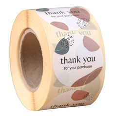 a roll of thank you for your purchase