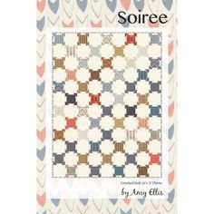 a book cover with an image of a checkerboard pattern