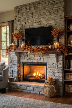 Fall Furniture , Autumn Cozy Fall ,Decor Easy Fall ,
Decor Neutral Fall ,Decor Fall ,Decor Inspiration ,Fall Decor Ideas Autumnal Fireplace Decor, Autumn Fireplace Decor Ideas, Fall Mantle Decor With Tv, Fall Fireplace Decor Mantles, Autumn Fireplace, Fall Mantel Decorating Ideas, Autumn Mantle, Fall Fireplace Mantel, Mantel Styling