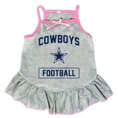 PRICES MAY VARY. Officially licensed NFL, NHL, NCAA Pet Dress Team Logo on the back Stretch fabric is easy to pull on and off your pet Poly/cotton blend Machine washable Officially licensed Cute Game, Cat Dress, Nfl Dallas Cowboys, Cowboys Football, Pet Dress, Dallas Stars, Cat Dresses, Cute Games, Girl And Dog