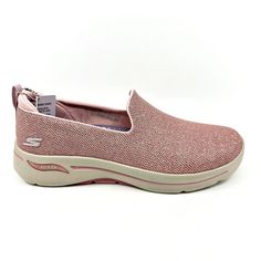 Condition: New Size: Women's 9 Material: Synthetic Color: Pink Style: Athletic Pink Synthetic Walking Shoes With Arch Support, Pink Slip-on Walking Shoes With Cushioned Footbed, Pink Cushioned Slip-on Walking Shoes, Comfortable Pink Synthetic Walking Shoes, Pink Slip-on Walking Shoes With Arch Support, Pink Walking Shoes With Ortholite Insole, Pink Slip-on Walking Shoes With Ortholite Insole, Pink Synthetic Walking Shoes With Cushioned Footbed, Comfortable Pink Synthetic Sneakers